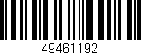 Código de barras (EAN, GTIN, SKU, ISBN): '49461192'
