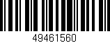 Código de barras (EAN, GTIN, SKU, ISBN): '49461560'