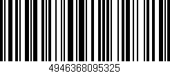 Código de barras (EAN, GTIN, SKU, ISBN): '4946368095325'