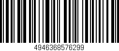 Código de barras (EAN, GTIN, SKU, ISBN): '4946368576299'