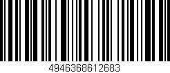 Código de barras (EAN, GTIN, SKU, ISBN): '4946368612683'