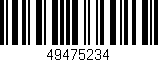 Código de barras (EAN, GTIN, SKU, ISBN): '49475234'