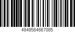 Código de barras (EAN, GTIN, SKU, ISBN): '4948564667085'
