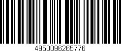 Código de barras (EAN, GTIN, SKU, ISBN): '4950096265776'