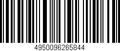 Código de barras (EAN, GTIN, SKU, ISBN): '4950096265844'