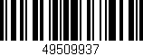 Código de barras (EAN, GTIN, SKU, ISBN): '49509937'