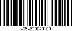 Código de barras (EAN, GTIN, SKU, ISBN): '4954628040183'