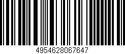 Código de barras (EAN, GTIN, SKU, ISBN): '4954628067647'