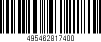 Código de barras (EAN, GTIN, SKU, ISBN): '495462817400'