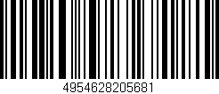 Código de barras (EAN, GTIN, SKU, ISBN): '4954628205681'