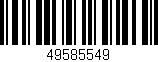 Código de barras (EAN, GTIN, SKU, ISBN): '49585549'