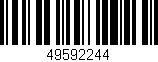 Código de barras (EAN, GTIN, SKU, ISBN): '49592244'