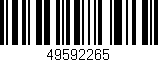 Código de barras (EAN, GTIN, SKU, ISBN): '49592265'