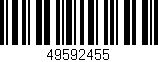 Código de barras (EAN, GTIN, SKU, ISBN): '49592455'