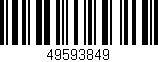 Código de barras (EAN, GTIN, SKU, ISBN): '49593849'