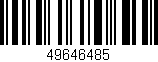 Código de barras (EAN, GTIN, SKU, ISBN): '49646485'
