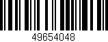 Código de barras (EAN, GTIN, SKU, ISBN): '49654048'