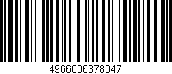 Código de barras (EAN, GTIN, SKU, ISBN): '4966006378047'