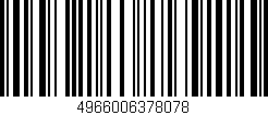 Código de barras (EAN, GTIN, SKU, ISBN): '4966006378078'