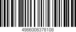 Código de barras (EAN, GTIN, SKU, ISBN): '4966006378108'