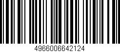 Código de barras (EAN, GTIN, SKU, ISBN): '4966006642124'