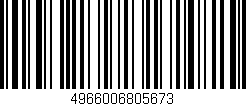 Código de barras (EAN, GTIN, SKU, ISBN): '4966006805673'