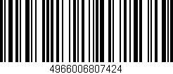 Código de barras (EAN, GTIN, SKU, ISBN): '4966006807424'