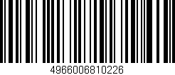 Código de barras (EAN, GTIN, SKU, ISBN): '4966006810226'