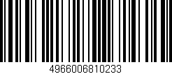 Código de barras (EAN, GTIN, SKU, ISBN): '4966006810233'