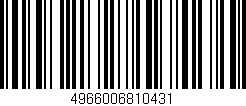 Código de barras (EAN, GTIN, SKU, ISBN): '4966006810431'