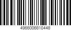 Código de barras (EAN, GTIN, SKU, ISBN): '4966006810448'