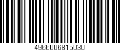 Código de barras (EAN, GTIN, SKU, ISBN): '4966006815030'