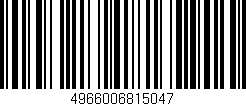 Código de barras (EAN, GTIN, SKU, ISBN): '4966006815047'