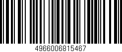 Código de barras (EAN, GTIN, SKU, ISBN): '4966006815467'