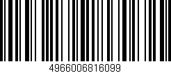 Código de barras (EAN, GTIN, SKU, ISBN): '4966006816099'