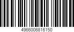 Código de barras (EAN, GTIN, SKU, ISBN): '4966006816150'