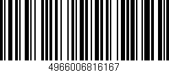 Código de barras (EAN, GTIN, SKU, ISBN): '4966006816167'