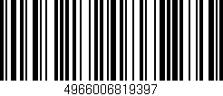 Código de barras (EAN, GTIN, SKU, ISBN): '4966006819397'