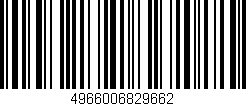 Código de barras (EAN, GTIN, SKU, ISBN): '4966006829662'