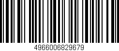 Código de barras (EAN, GTIN, SKU, ISBN): '4966006829679'