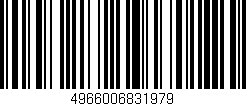 Código de barras (EAN, GTIN, SKU, ISBN): '4966006831979'