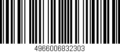 Código de barras (EAN, GTIN, SKU, ISBN): '4966006832303'