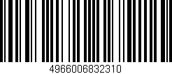 Código de barras (EAN, GTIN, SKU, ISBN): '4966006832310'