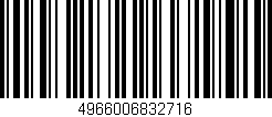 Código de barras (EAN, GTIN, SKU, ISBN): '4966006832716'