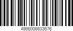 Código de barras (EAN, GTIN, SKU, ISBN): '4966006833676'