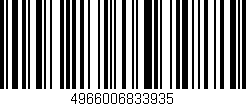 Código de barras (EAN, GTIN, SKU, ISBN): '4966006833935'