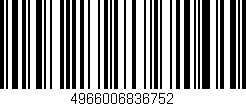 Código de barras (EAN, GTIN, SKU, ISBN): '4966006836752'