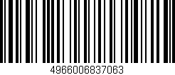 Código de barras (EAN, GTIN, SKU, ISBN): '4966006837063'