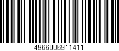 Código de barras (EAN, GTIN, SKU, ISBN): '4966006911411'