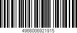 Código de barras (EAN, GTIN, SKU, ISBN): '4966006921915'